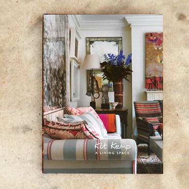 Kit Kemp's first book A Living Space showing front hard cover