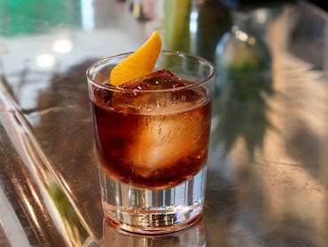 Whisky cocktail at Haymarket Hotel