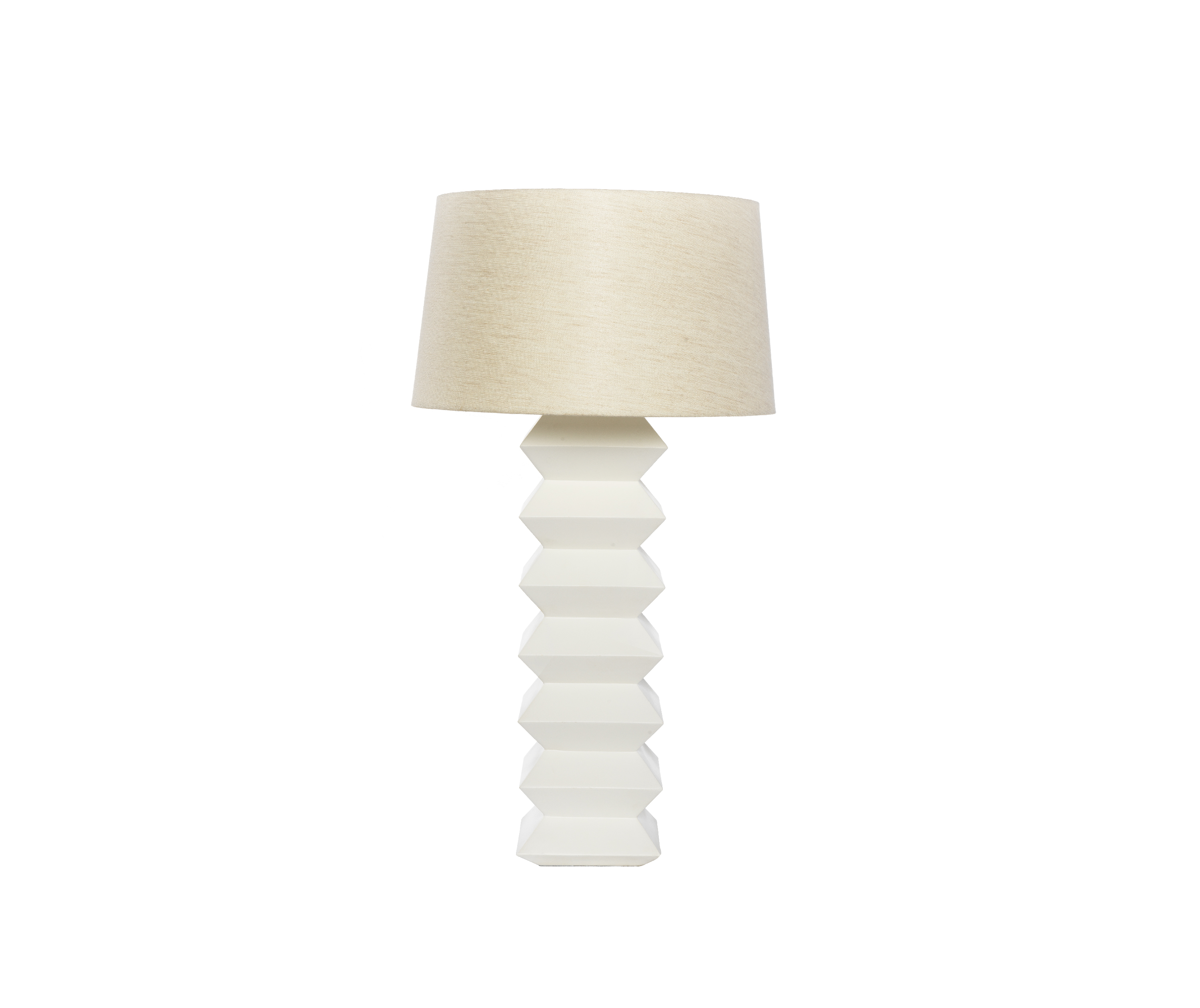 Firmdale Hotels Shop Kit Kemp Stack Stacked Disk White Table Lamp