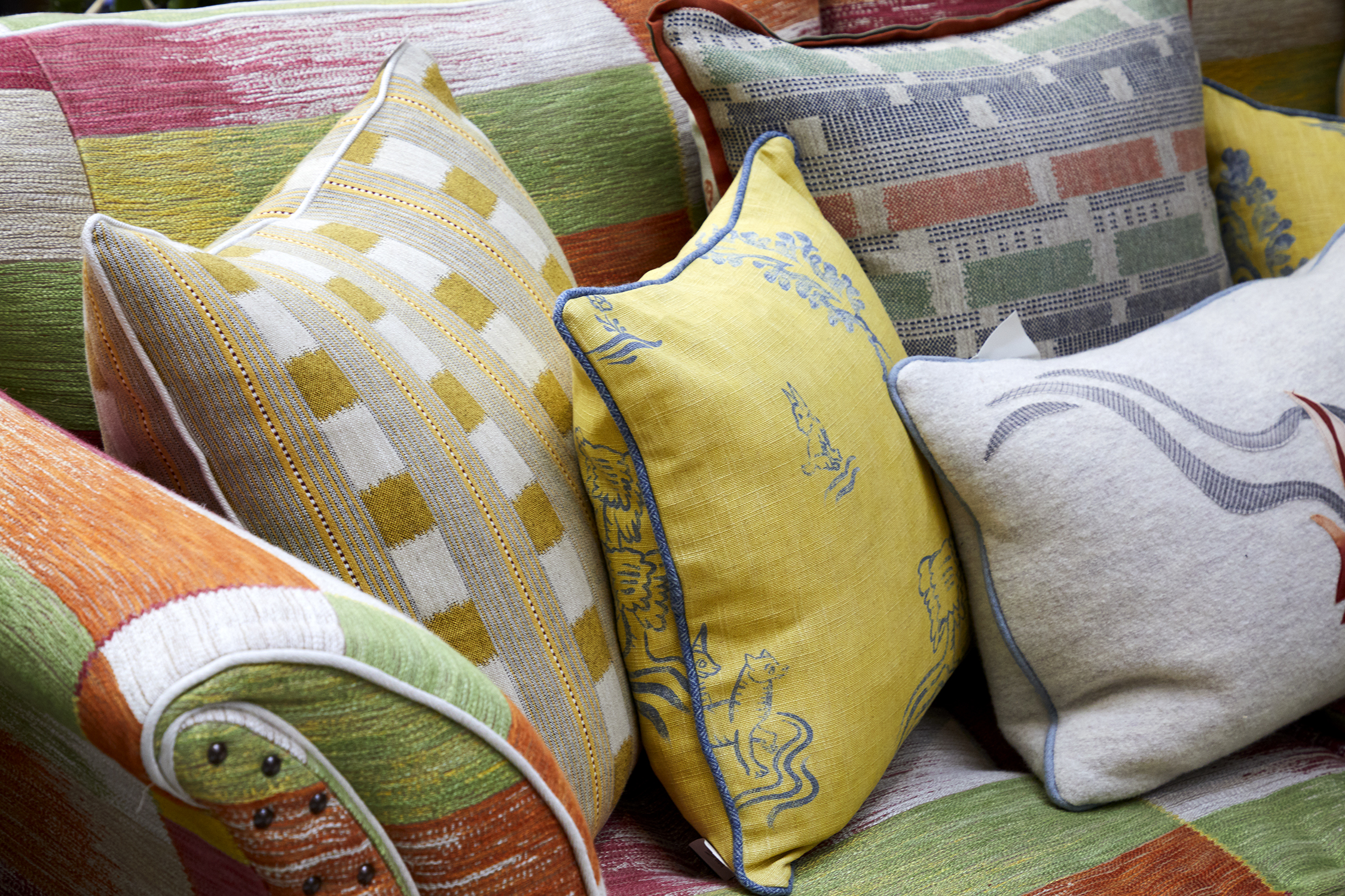 Firmdale Hotels Shop Kit Kemp Kit Pillows Textile Furniture