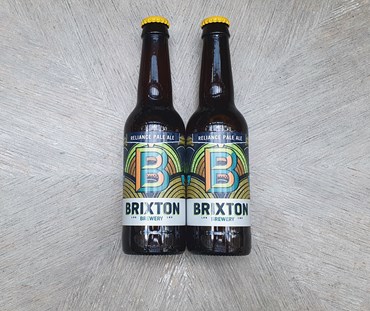 2 Brixton Brewery Pale Ale bottles.