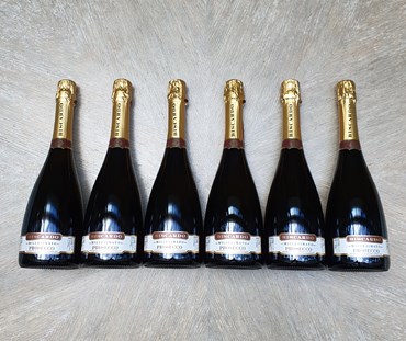 6 bottles of Biscardo Millesimato Prosecco.