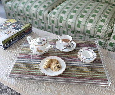 Live it up tray in a bedroom