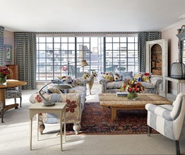 A stylish suite with Crittall windows and views over Soho
