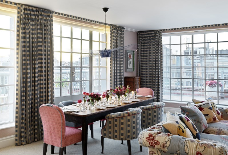 In suite dining in the Terrace Suite