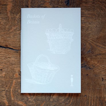 Baskets of Britain Booklet showing the paper back cover in light grey