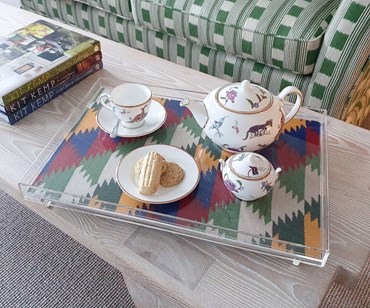 Jester Tray in bedroom