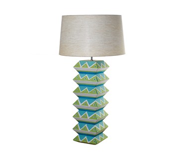 Zig Zag Stack Lamp