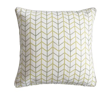 45cm by 45cm cushion small way in green