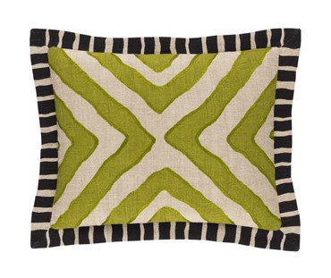 Capsule collection Arrow Green rectangular cushion