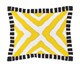 Yellow / White Arrows Linen 