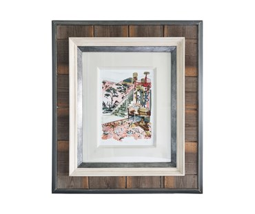 Frame in the hallway print