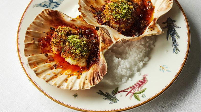 Scallop with ndjua butter