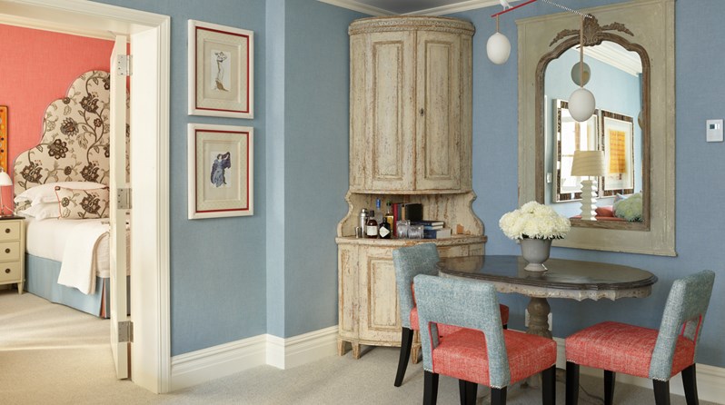 The dinning area of a Corner Terrace Suite