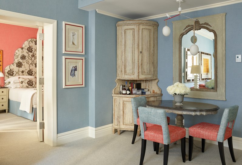 The dinning area of a Corner Terrace Suite