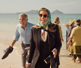 A still from the film 'Ticket to Paradise' - link to Ticket to Paradise
