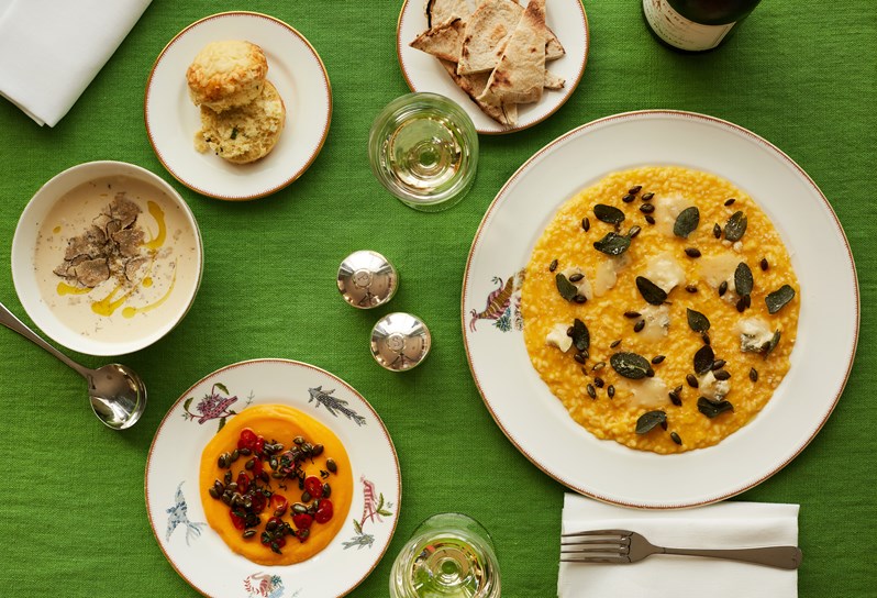 A photo of new autumn dishes on the menu at Covent Garden Hotel's Brasserie Max