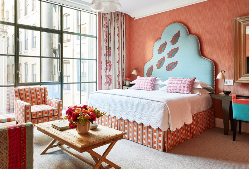 A Luxury Junior Suite at Crosby Street Hotel