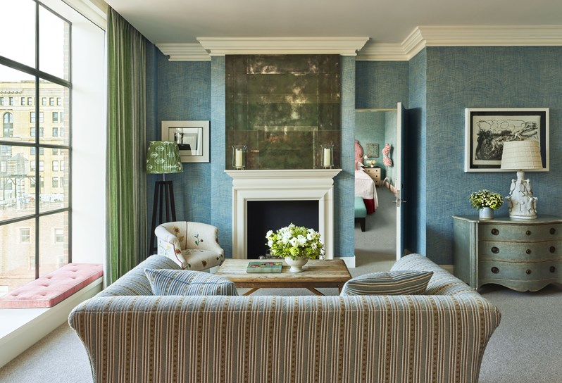 A Deluxe One Bedroom Suite at Crosby Street Hotel