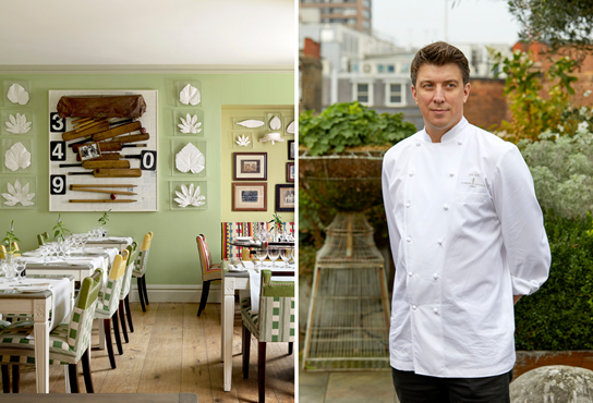 Head Chef, Joe Fox and The Potting Shed Restaurant at Dorset Square Hotel