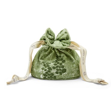 Our Mud print lavender bag, is made from Kit's Mud print design , for Christopher Farr, and features hanging grapes in green on an olive green back ground, tied with a ecru canvas ribbon, and filled with dried lavender.
