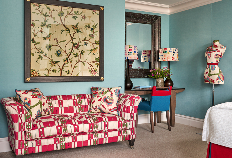 A Luxury room at The Soho Hotel