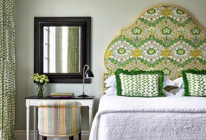 The bedroom of a Deluxe Terrace at The Soho Hotel