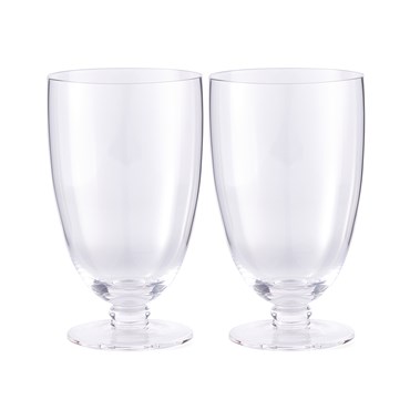 Sold in boxed sets of 2, the Flow tumbler, is a deep glass, with stemmed foot, and is ideal for water, juice or maybe a cocktail!
Size : 350 ml./12.3 fl.oz