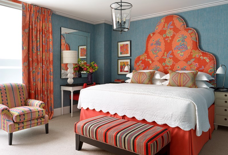 The bedroom of Residence 24 at One Denman Place