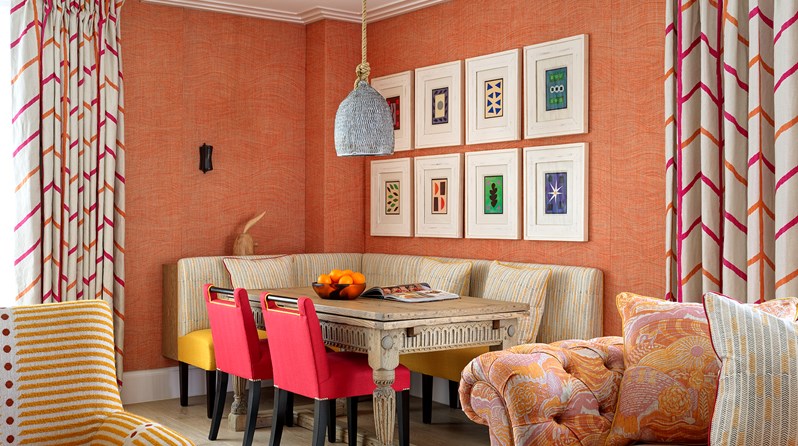 The dinning area of Residence 24 at One Denman Place