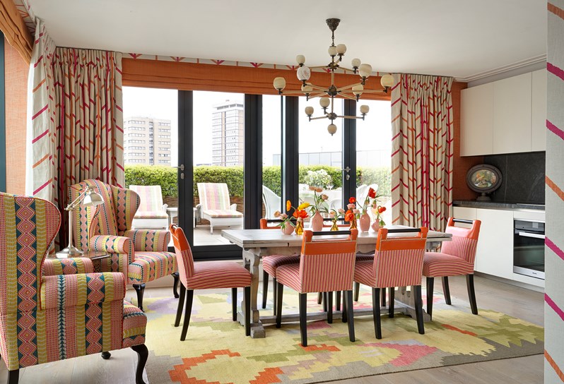 The dining area of Residence 24