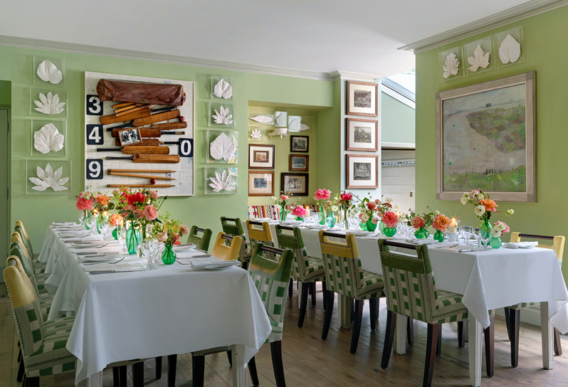 A wedding event setup at The Potting Shed, Dorset Square Hotel