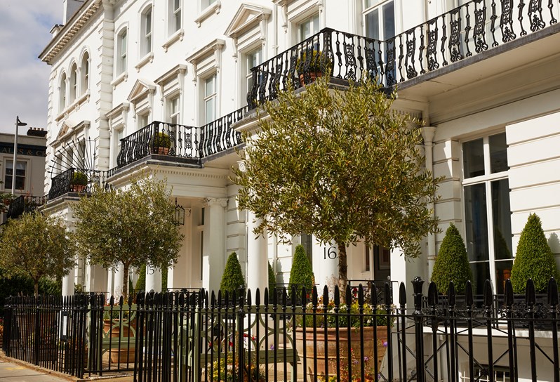 An exterior shot of Number Sixteen Hotel