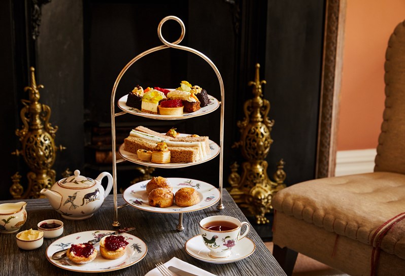 Afternoon Tea presented in the Drawing Room at Dorset Square Hotel