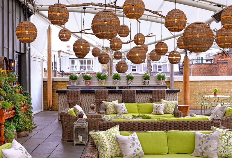 The Roof Terrace at Ham Yard Hotel