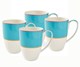 Calypso Turquoise Mug  Set of 4