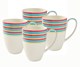 Calypso Stripe Mug Set of 4