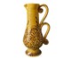 Yellow Arabesque Double Handle Baluster Jug 