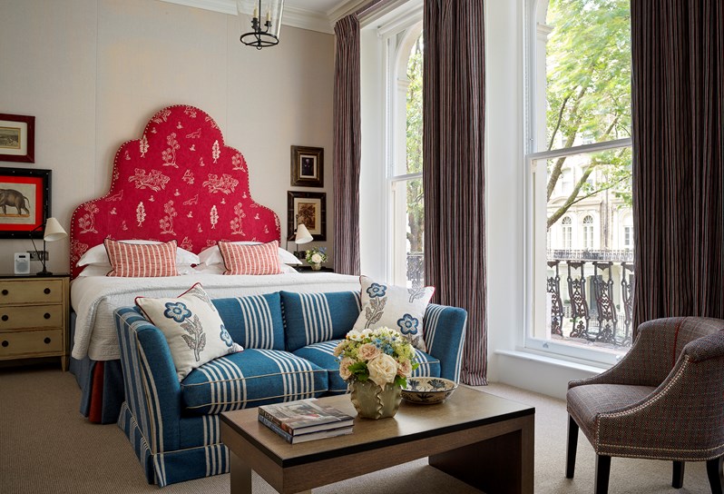 A Junior Suite at Knightsbridge Hotel
