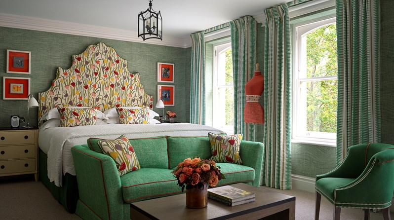 A Junior Suite at Knightsbridge Hotel