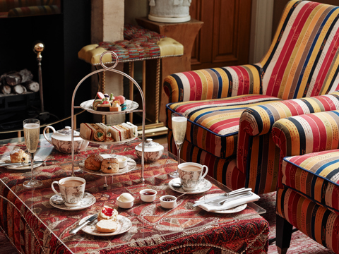Afternoon Tea in the Drawing Room at Knightsbridge Hotel in London