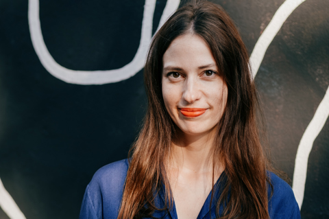 A close up headshot of journalist and author Hattie Crissel