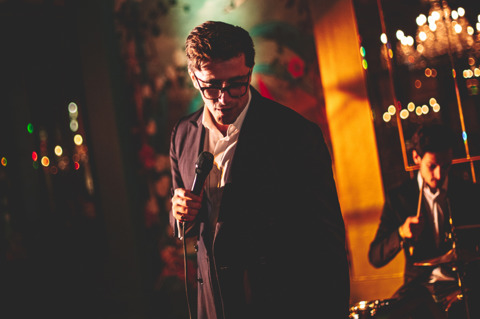 Jazz artist Leon Garner performing