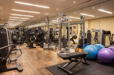 The gym at Crosby Street Hotel in New York