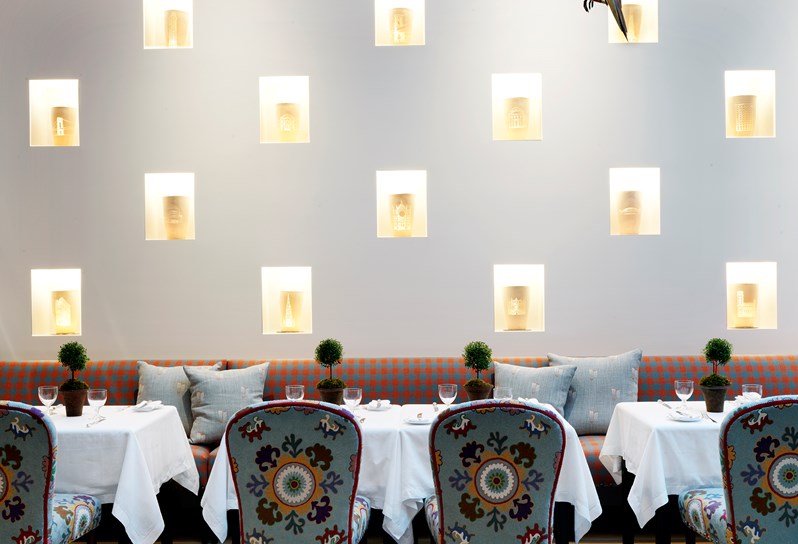 The orangery at The Whitby Hotel, New York