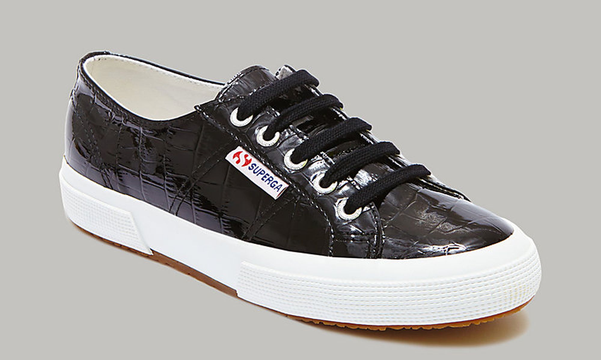 superga shiny shoes