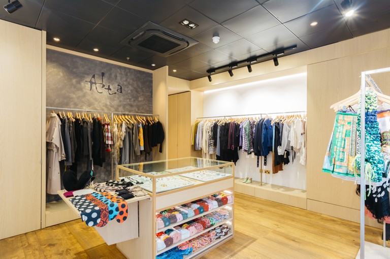 Inside Alta Store in Ham Yard Village