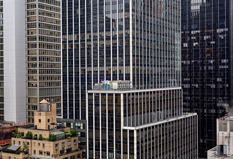 New York skyscrapers.