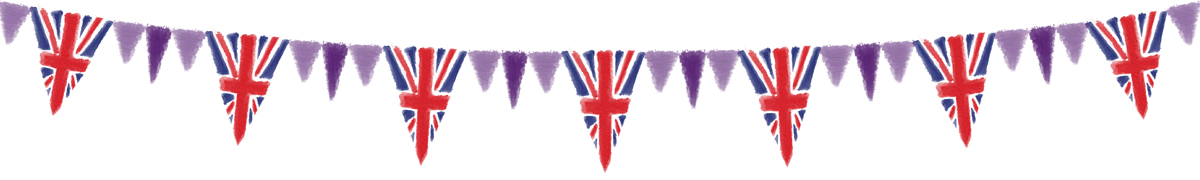 Divider with bunting