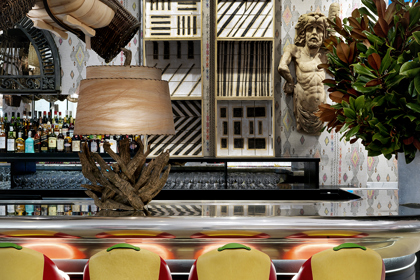 Close shot of bar stools of the Bar at The Whitby Hotel